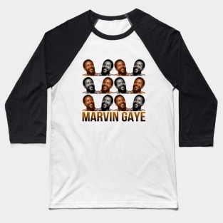 classic photo of Marvin Gaye Baseball T-Shirt